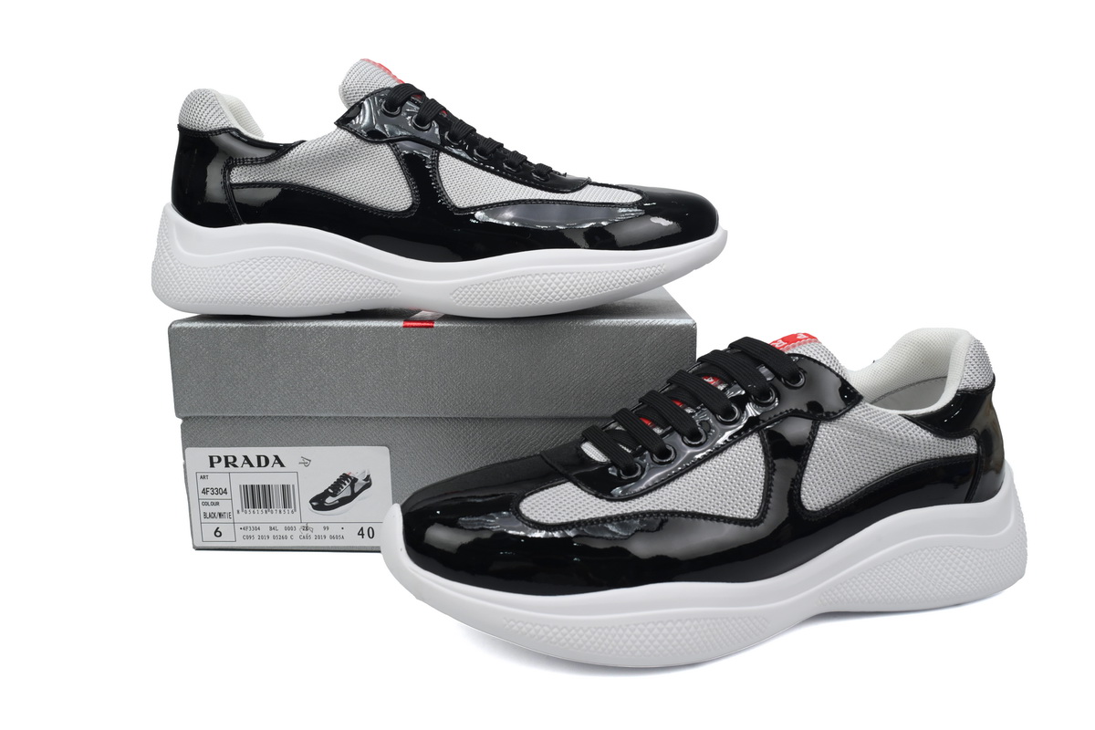 Prada Net shoes black and gray