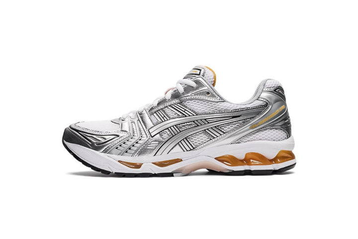 ASICS Gel-Kayano 14 White Pure Sliver Orange 1201A019-106