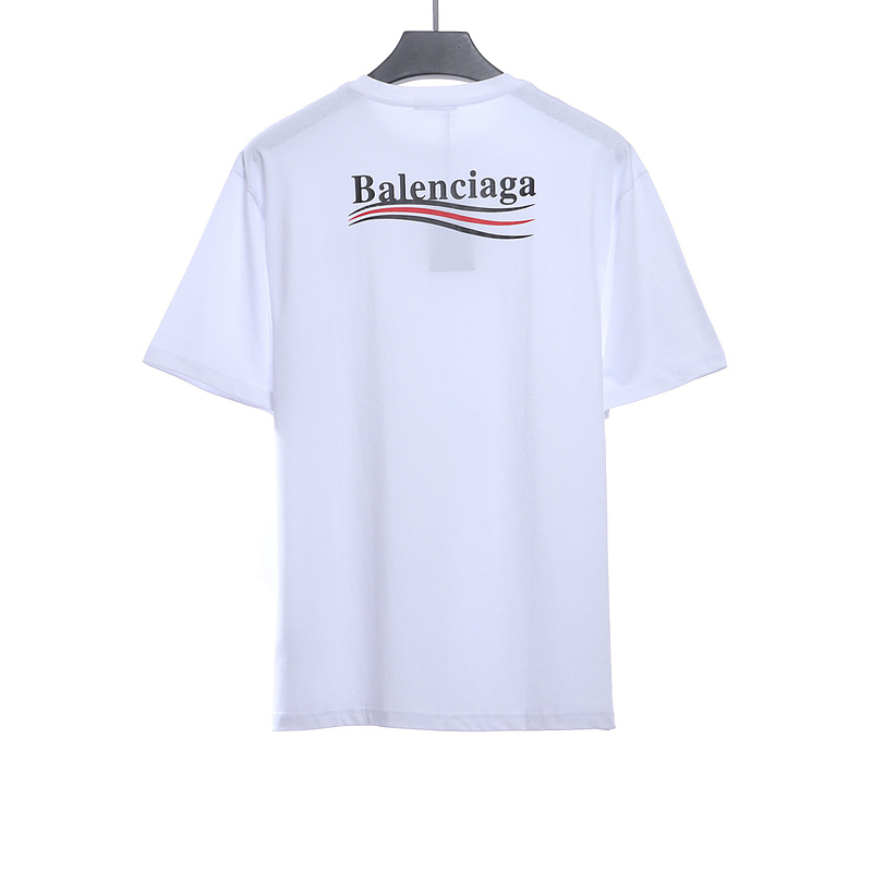 Balenciaga Coke Print Short Sleeve White