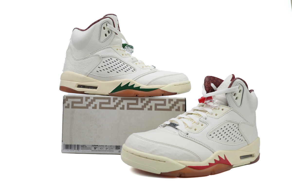 Air Jordan 5 Retro 'El Grito - Sail' HF8833-100