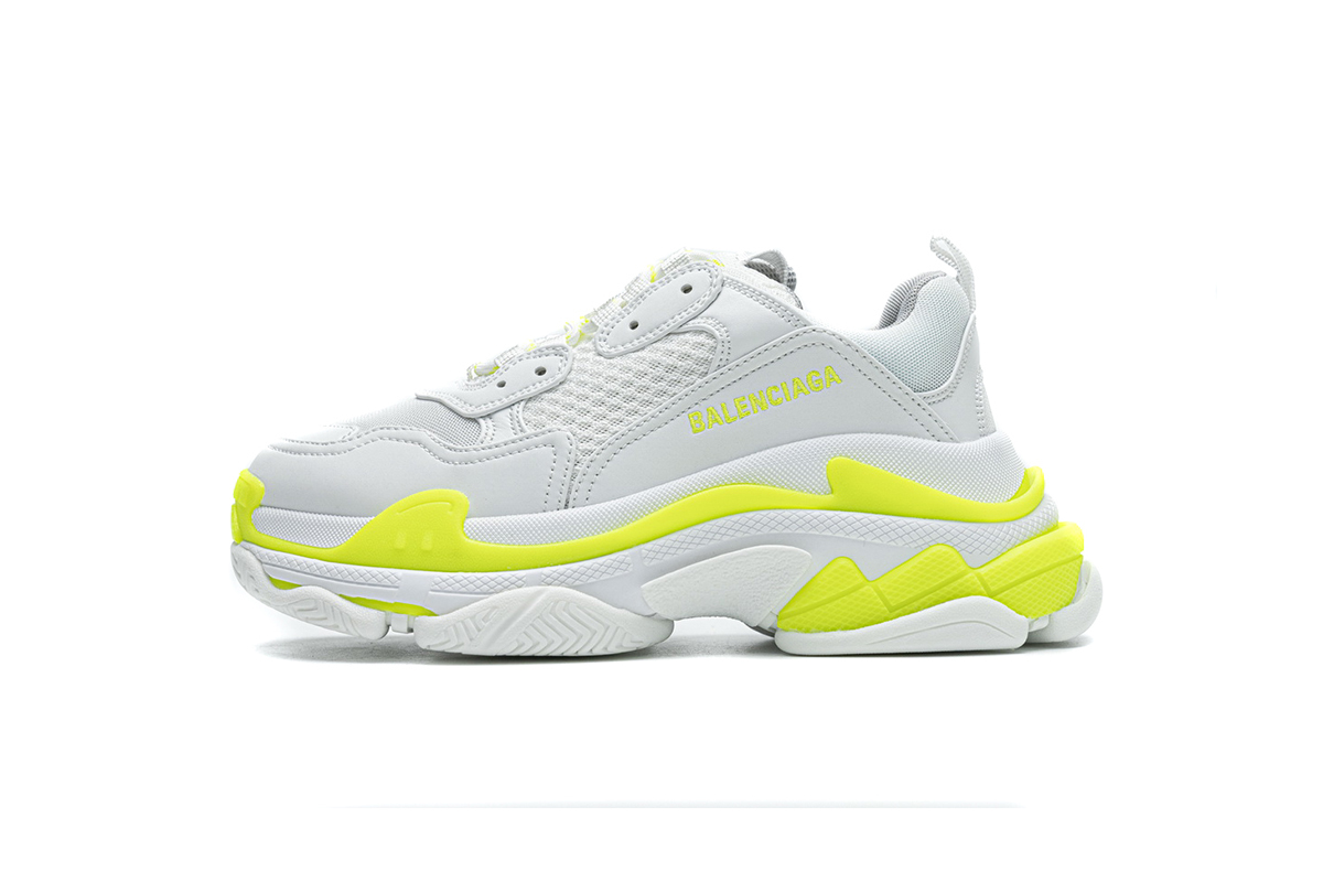Balenciaga Triple S Fluorescent White 536737 W0901 9088