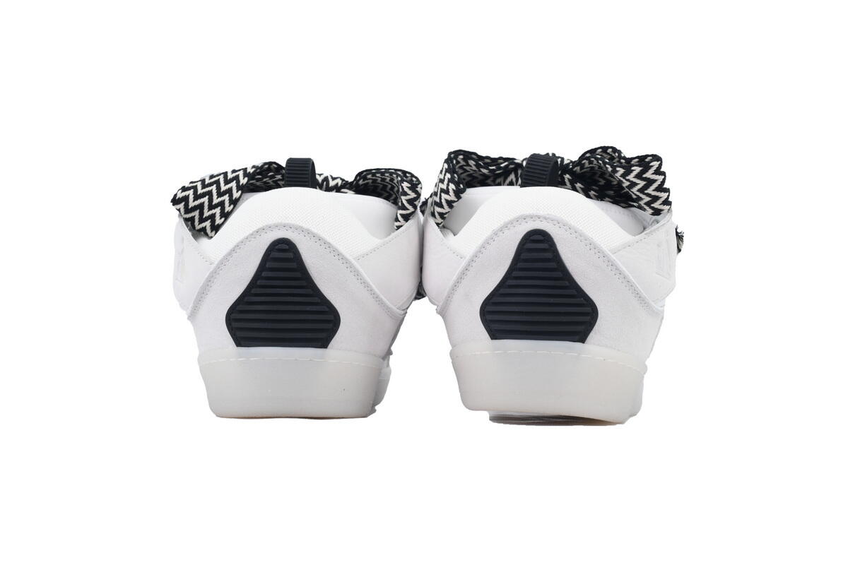 Lanvin Curb Sneakers White Black