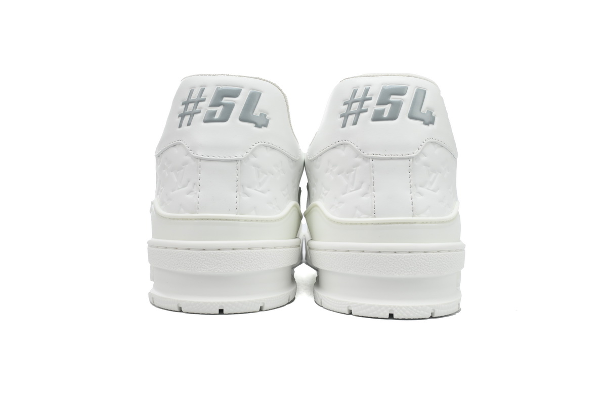 Louis Vuitton Trainer Sneaker All Alligator Leather White