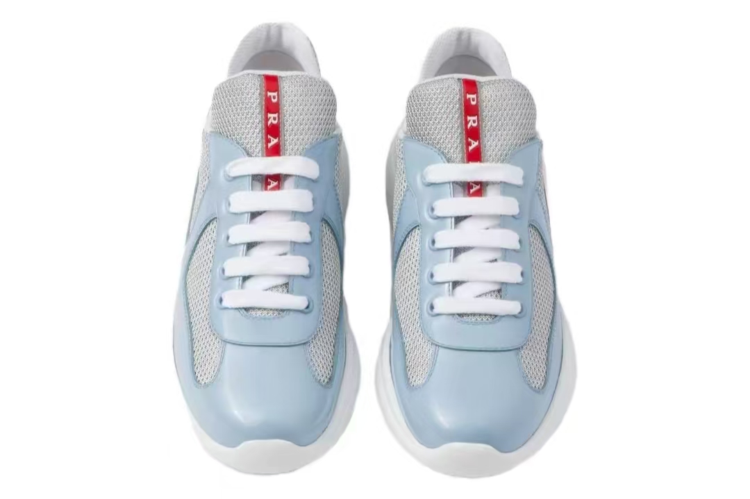 Prada America's Cup Soft rubber and bike fabric sneakers
