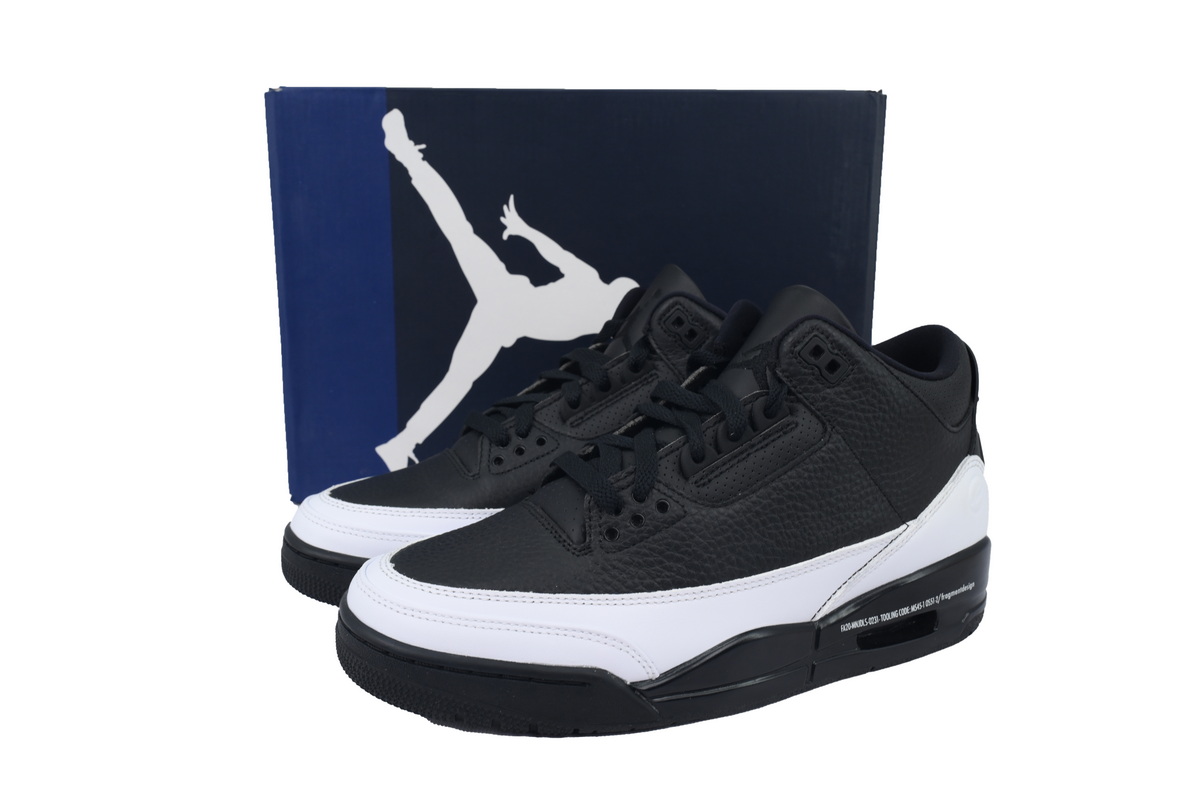 Fragment Design x Air Jordan 3 Black And White