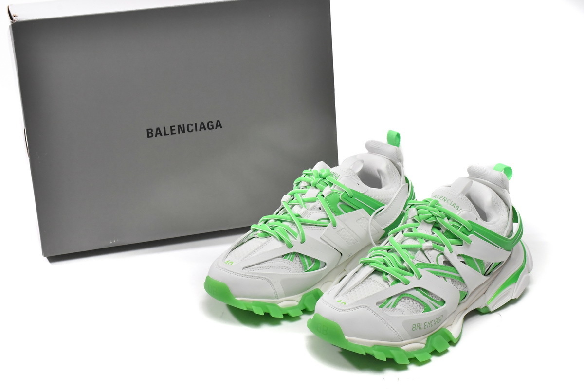 Balenciaga Track White Green 542023 W3HL1 9535 (No LED)