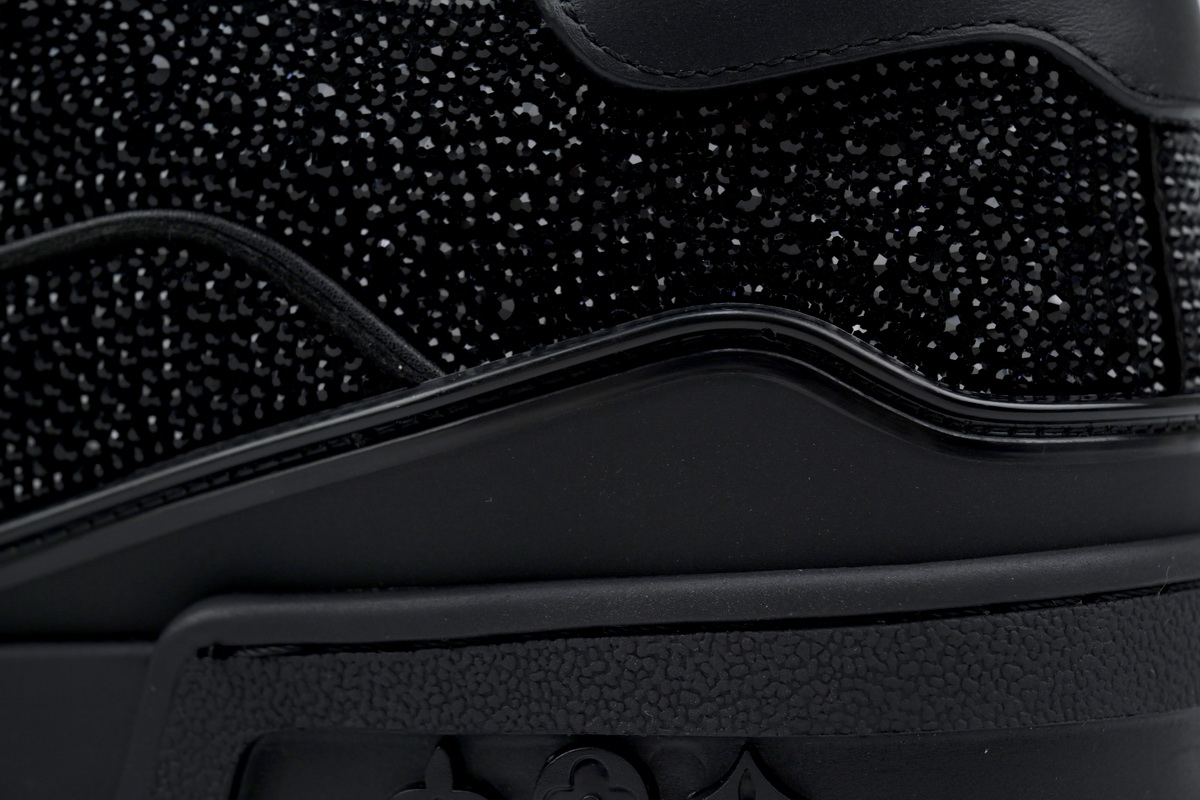 Louis Vuitton Trainer 'Black Rhinestones' 1A815H