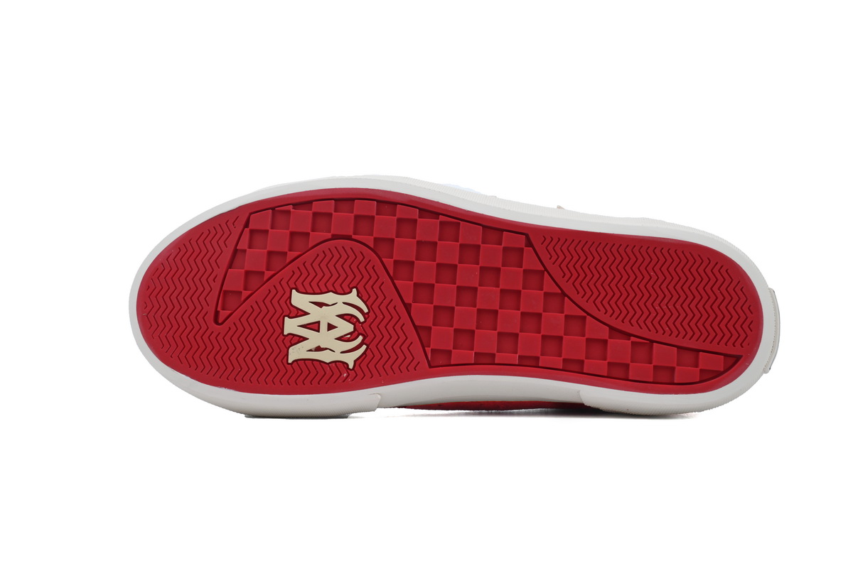 Amiri Sunset Skate Low Sneakers Red