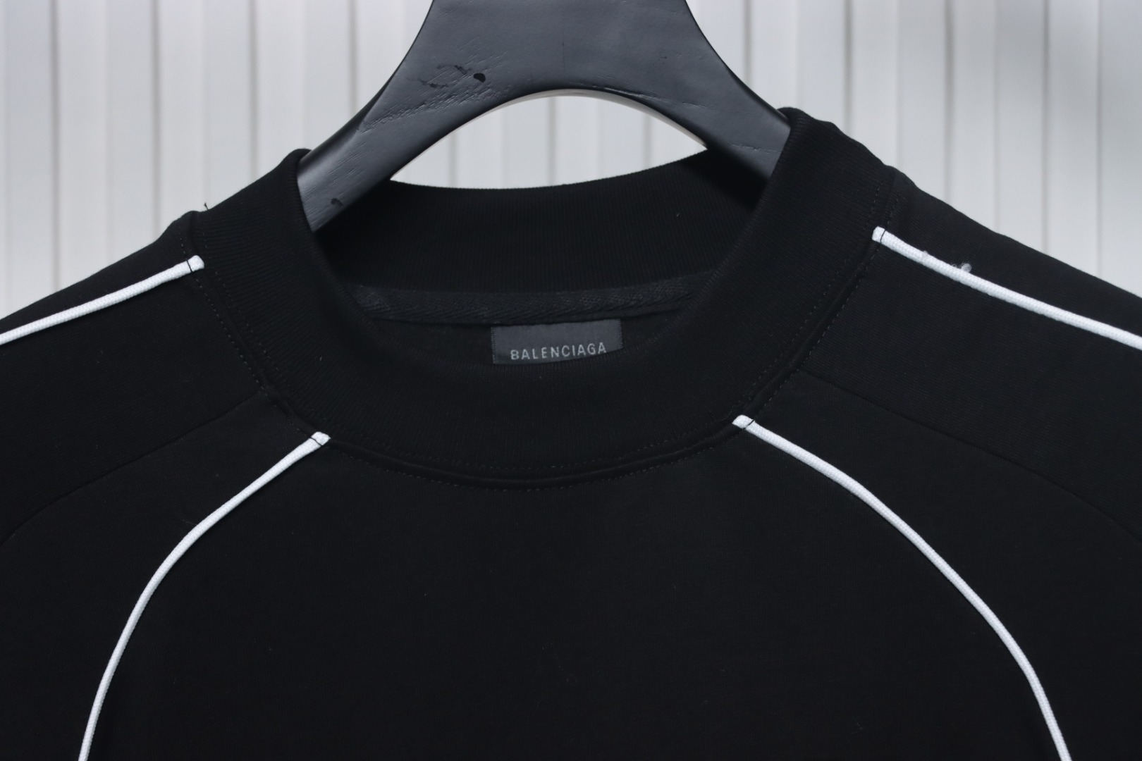 Balenciaga Lion Crest Soccer T-Shirt Black