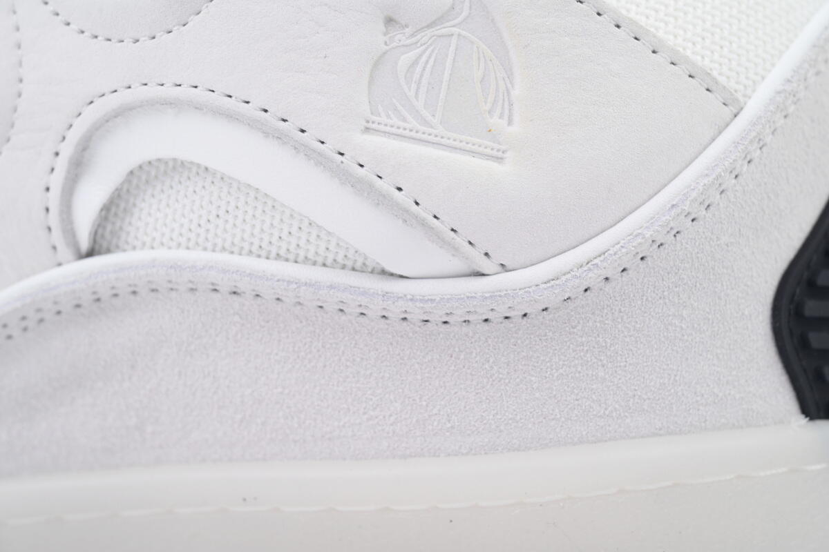 Lanvin Curb Sneakers White Black