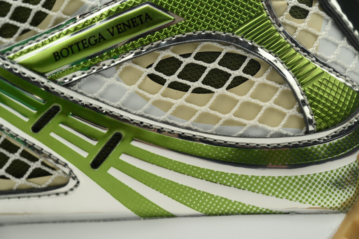 Bottega Veneta Orbit Sneaker Olive Green