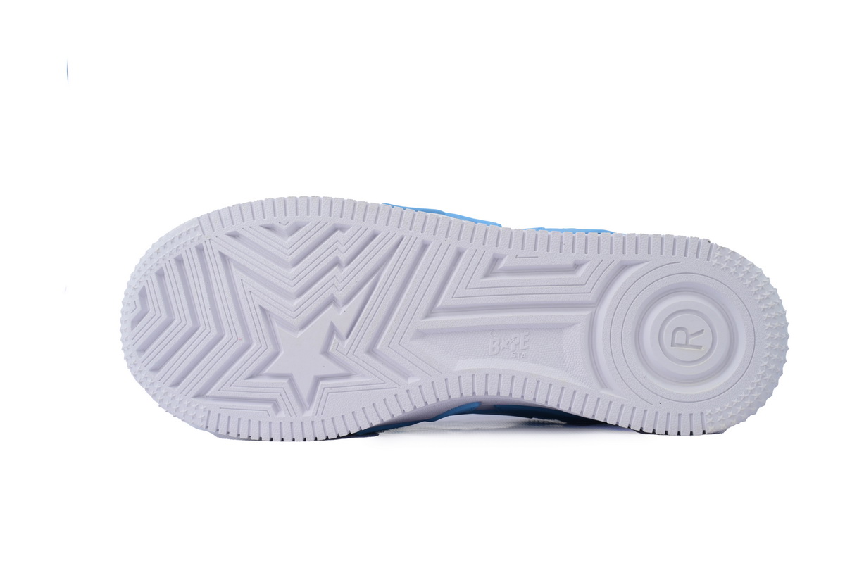 Bape STA OZXSHMX91310N A BATHING APE White Moon Blue
