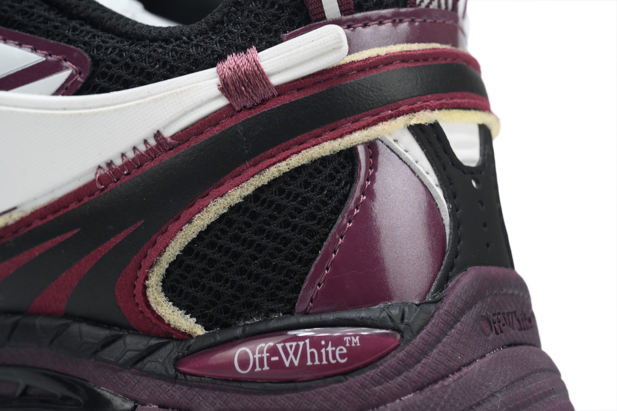 OFF-WHITE Black Purple Red OMIA295F24 FAB00 10012