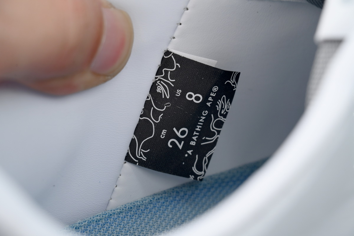 Bape STA OZXSHMX91310N A BATHING APE White Gray