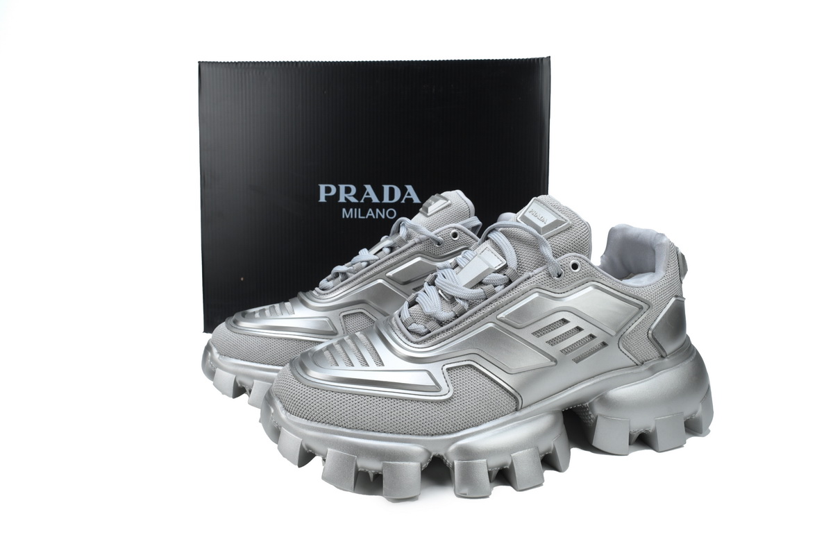 Prada Cloudbust Thunder Sneakers Silvery