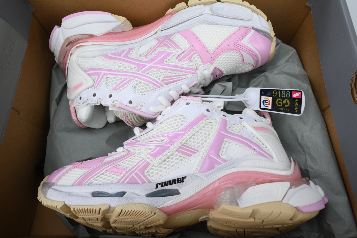 Balenciaga Runner White Pink 677403W3RB39059