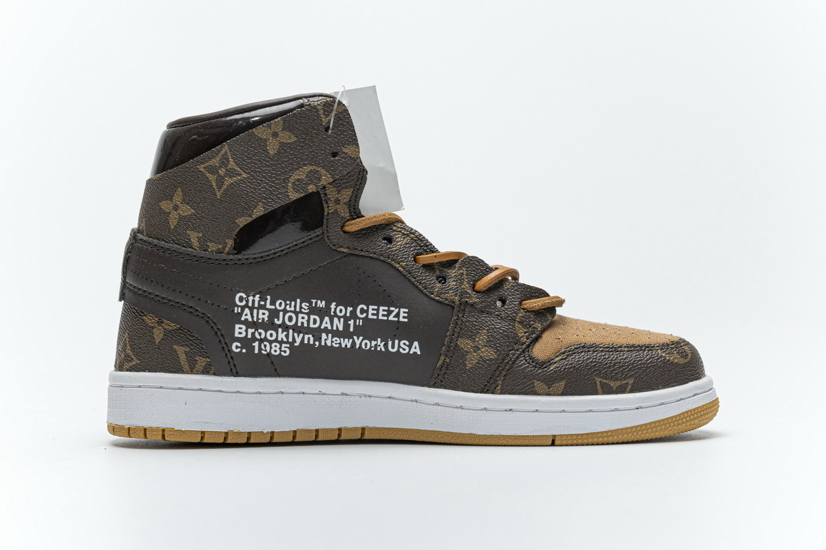 Louis Vuitton X Nike Air Jordan 1 (regular Jordan shoe box)