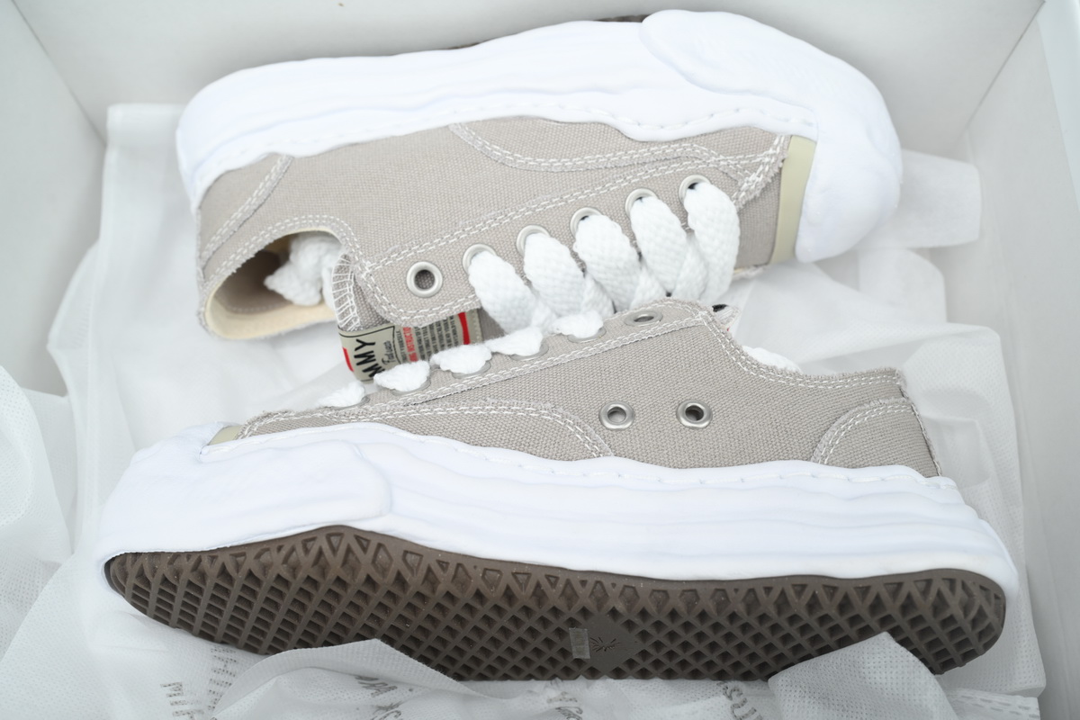 Maison MIHARA YASUHIRO Hank OG Sole Canvas Low Grey NO.788