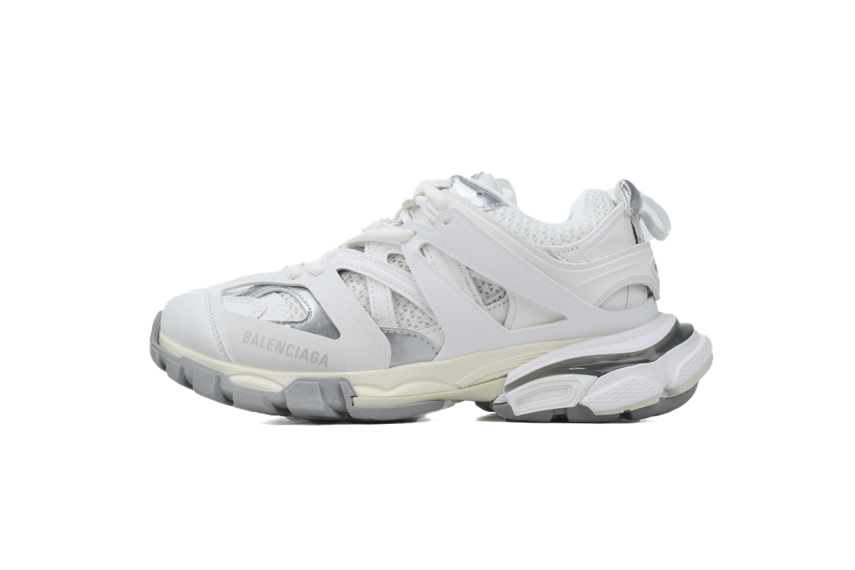 Balenciaga Track Sneaker White Grey SilverTotal 12 items 542436 W2FSC 9081
