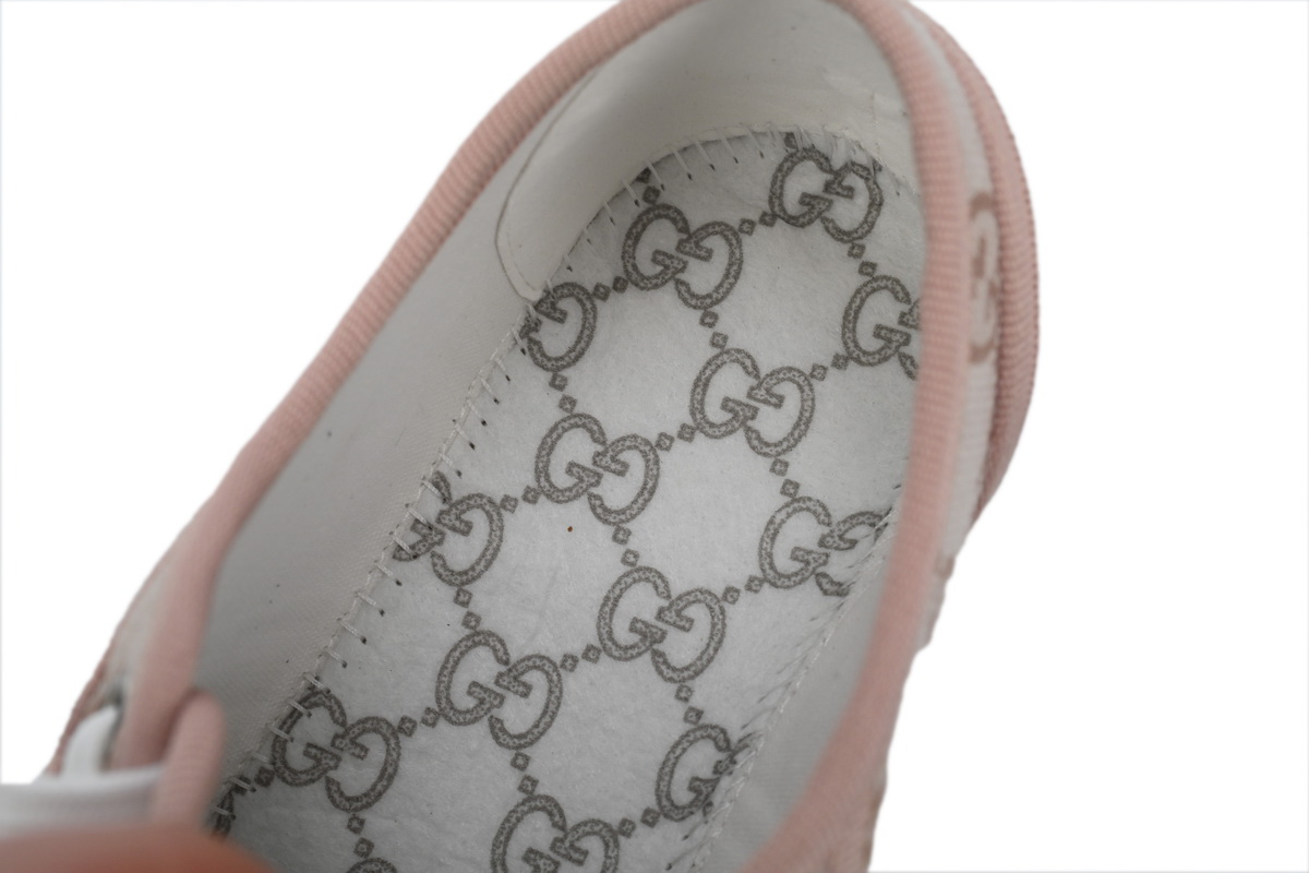 Gucci canvas shoes shell Pink