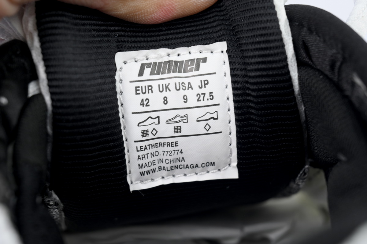 Balenciaga Runner Sneaker 'White Yellow Blue' 772774 W3RMU 9074