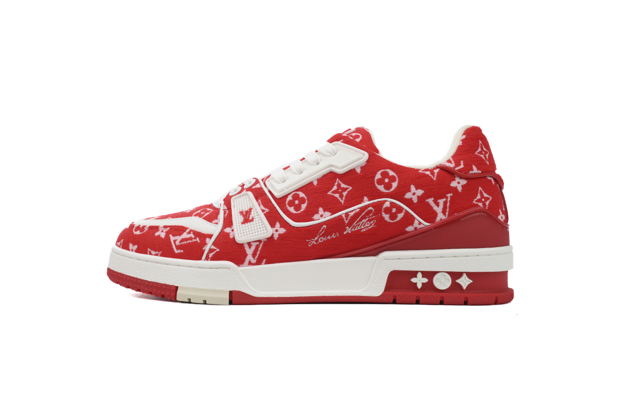 Louis Vuitton Louis Vuitton Trainer Red