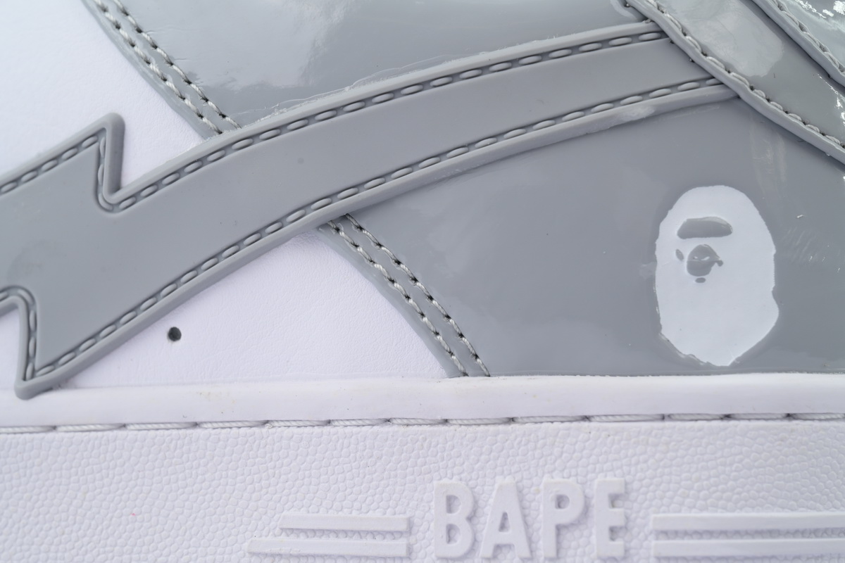 Bape STA OZXSHMX91310N A BATHING APE White Gray