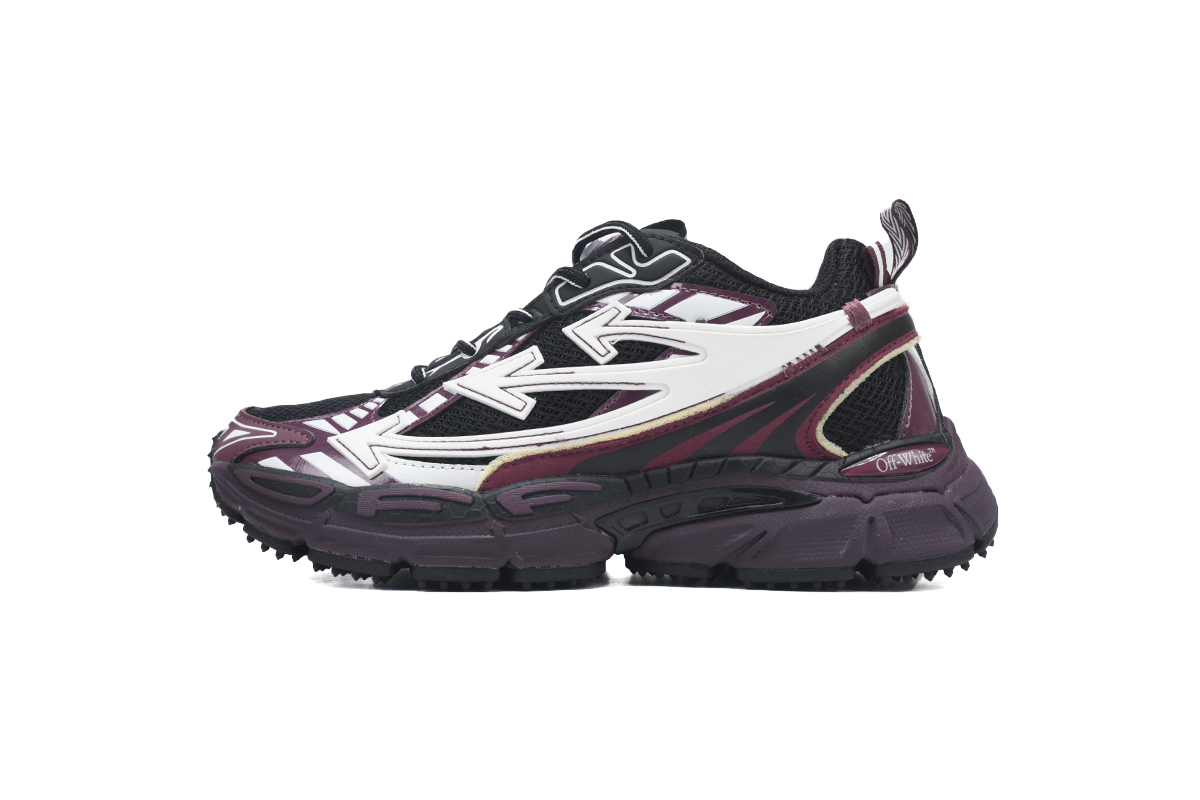 OFF-WHITE Black Purple Red OMIA295F24 FAB00 10012