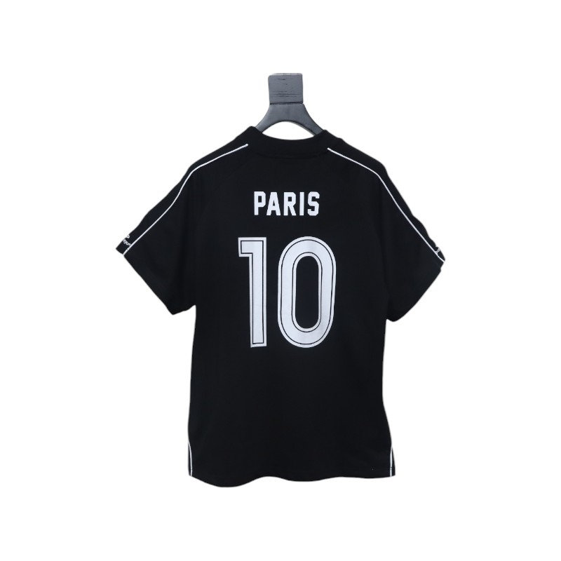 Balenciaga Lion Crest Soccer T-Shirt Black