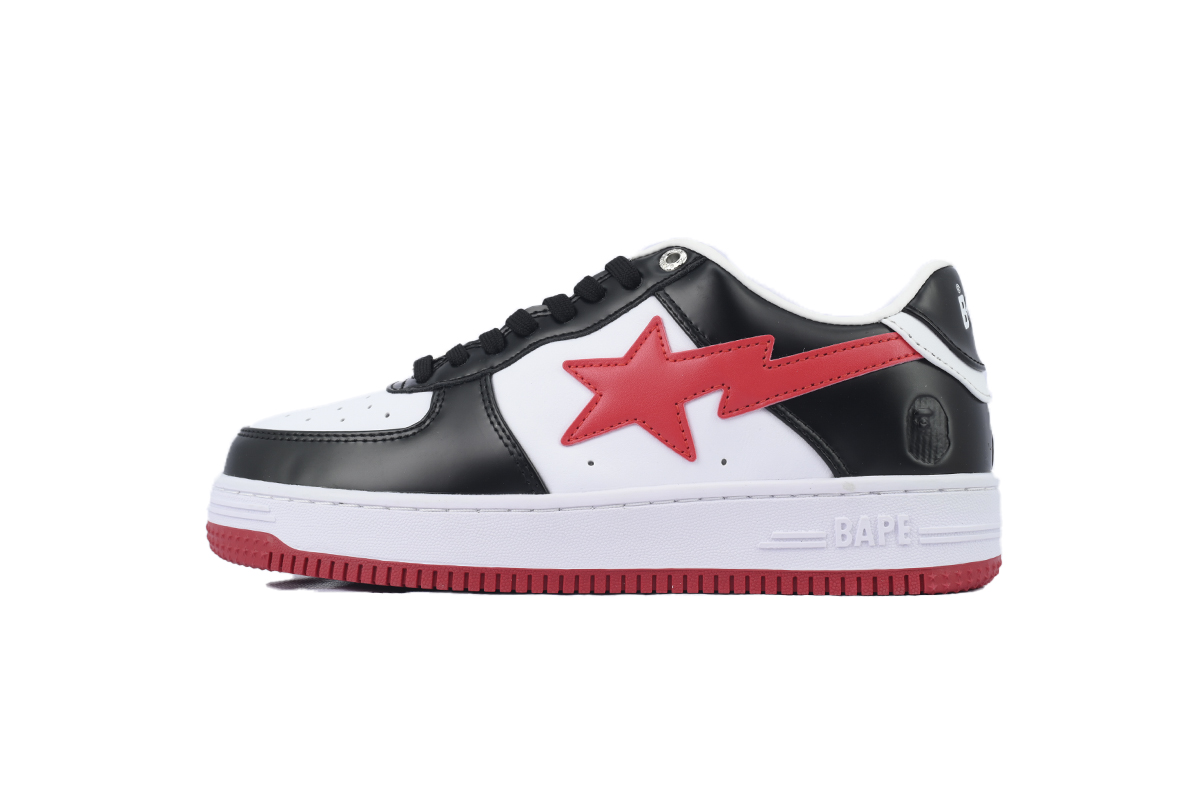 Bape STA OZXSHMX91310N A BATHING APE White black red