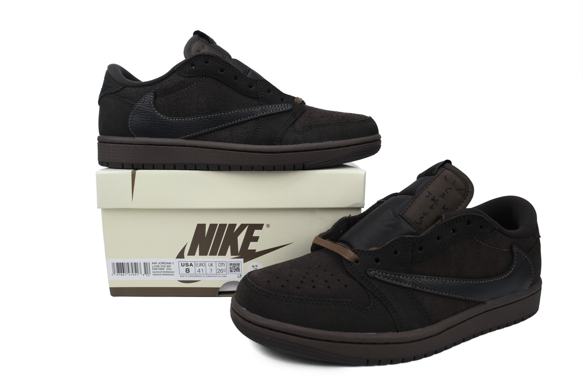 Travis Scott x Air Jordan 1 Low OG SP 'Velvet Brown' DM7866-202