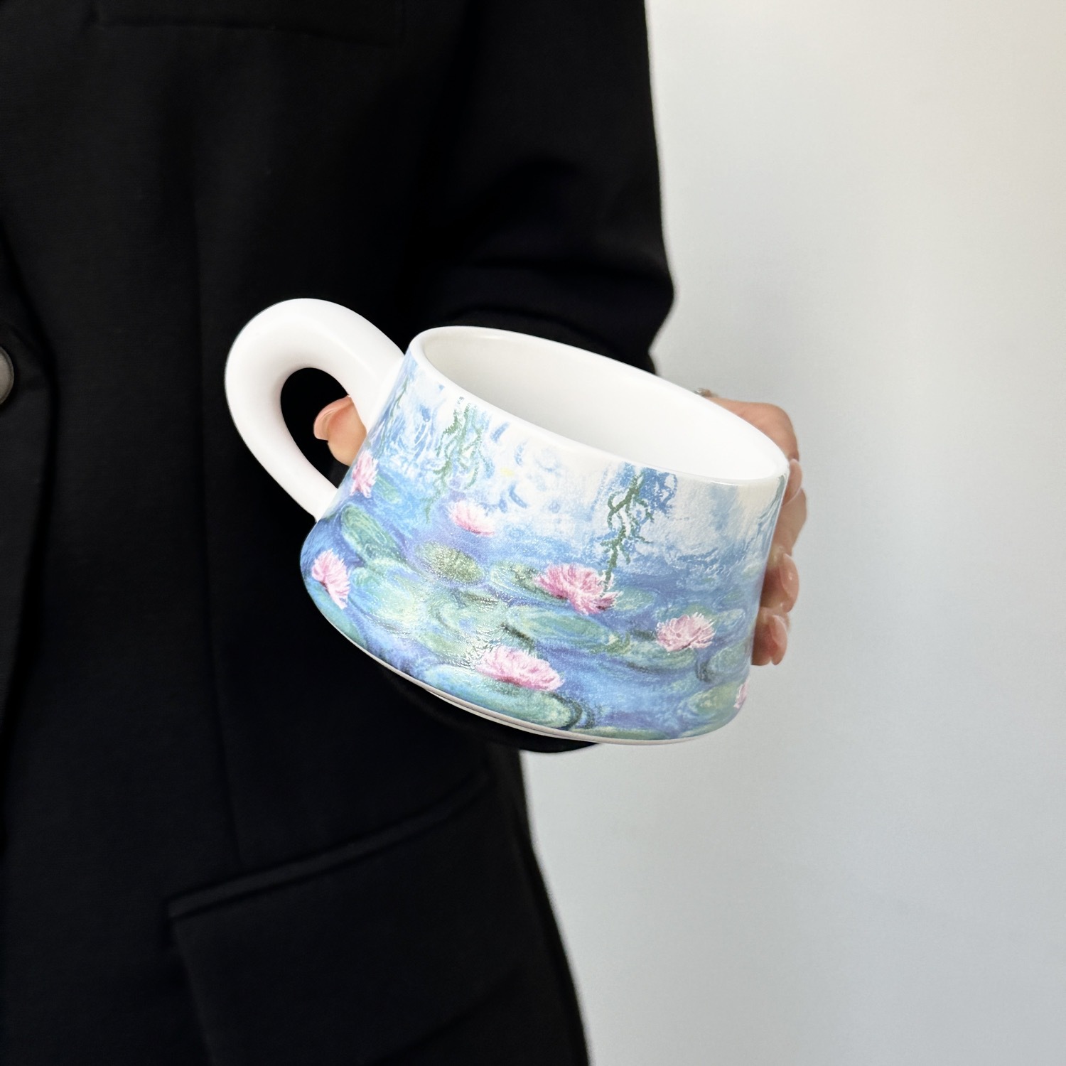 Monet Water Lilies Ceramic Cup and Saucer