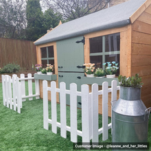 wooden playhouse fun