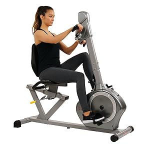 Sunny Health & Fitness SF-RB4631 Recumbent Bike with Arm Exercisers
