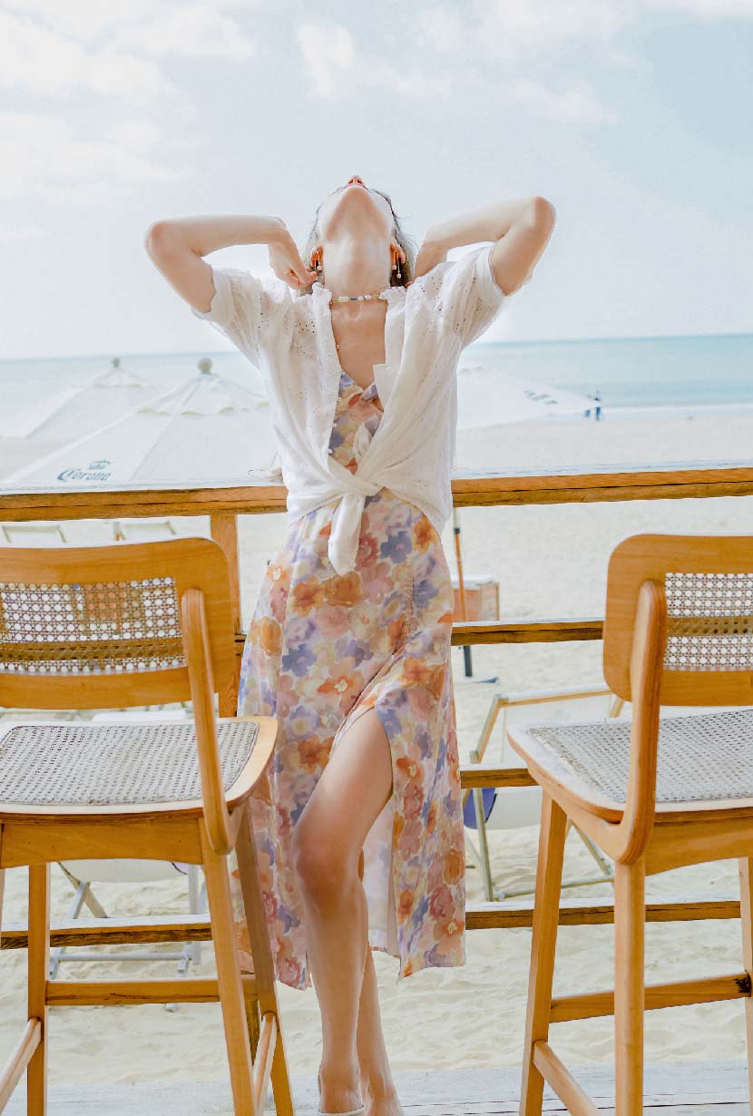 Neesha Dress - Watercolor