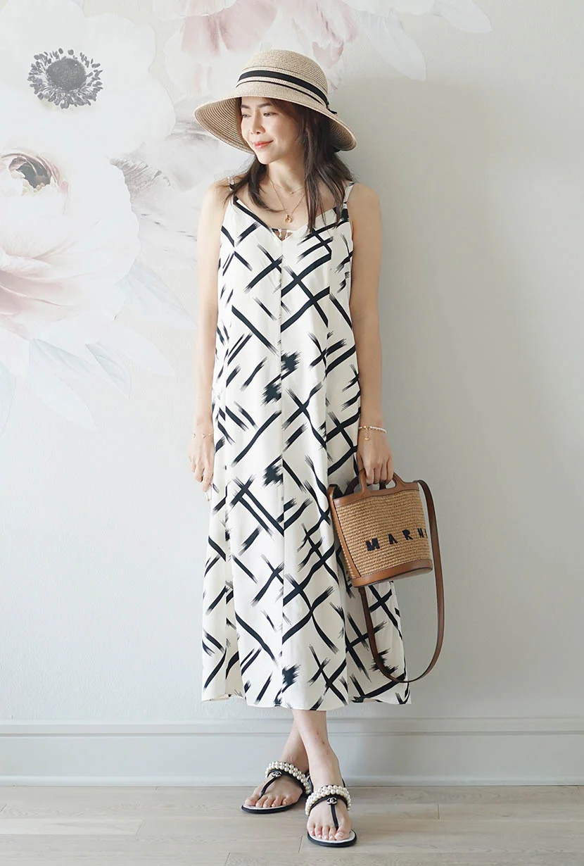 Milani Dress - Brush Print