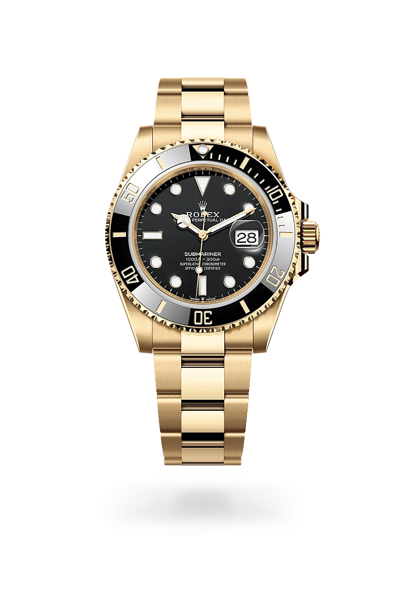 2025 Submariner Date Rolex Oyster, 41 mm, yellow gold M126618LN-0002
