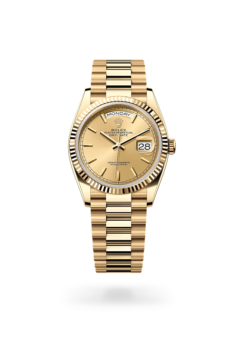 2025 Day-Date 36 Rolex Oyster, 36 mm, yellow gold M128238-0045