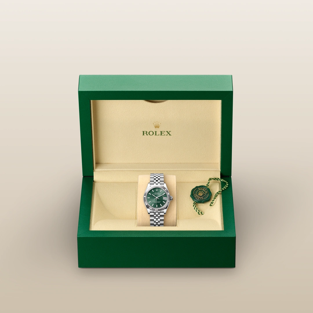 2025 Datejust 31 Rolex Oyster, 31 mm, Oystersteel and white gold M278274-0018