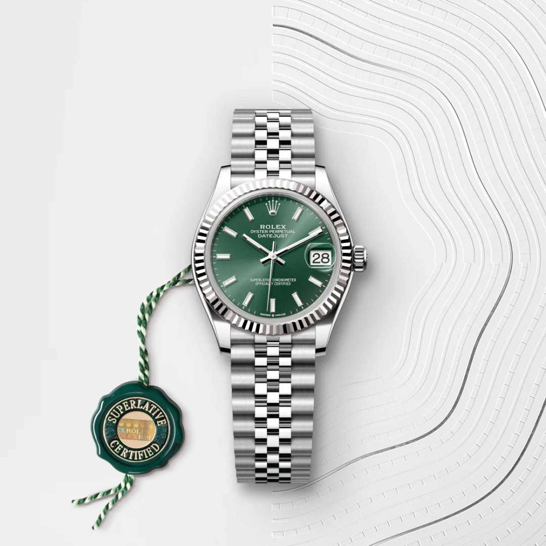 2025 Datejust 31 Rolex Oyster, 31 mm, Oystersteel and white gold M278274-0018