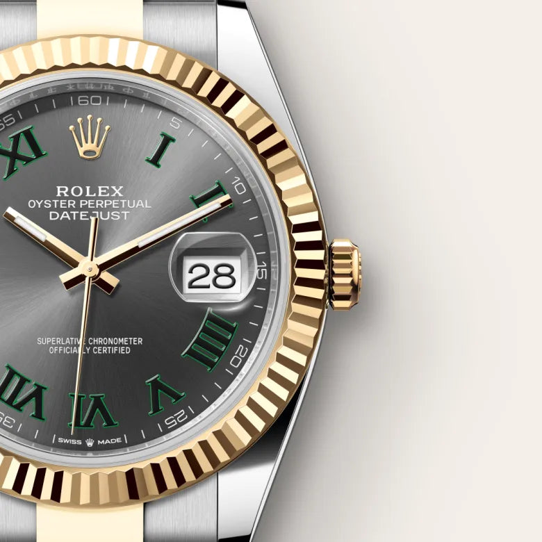2025 Datejust 41 Rolex Oyster, 41 mm, Oystersteel and yellow gold M126333-0019