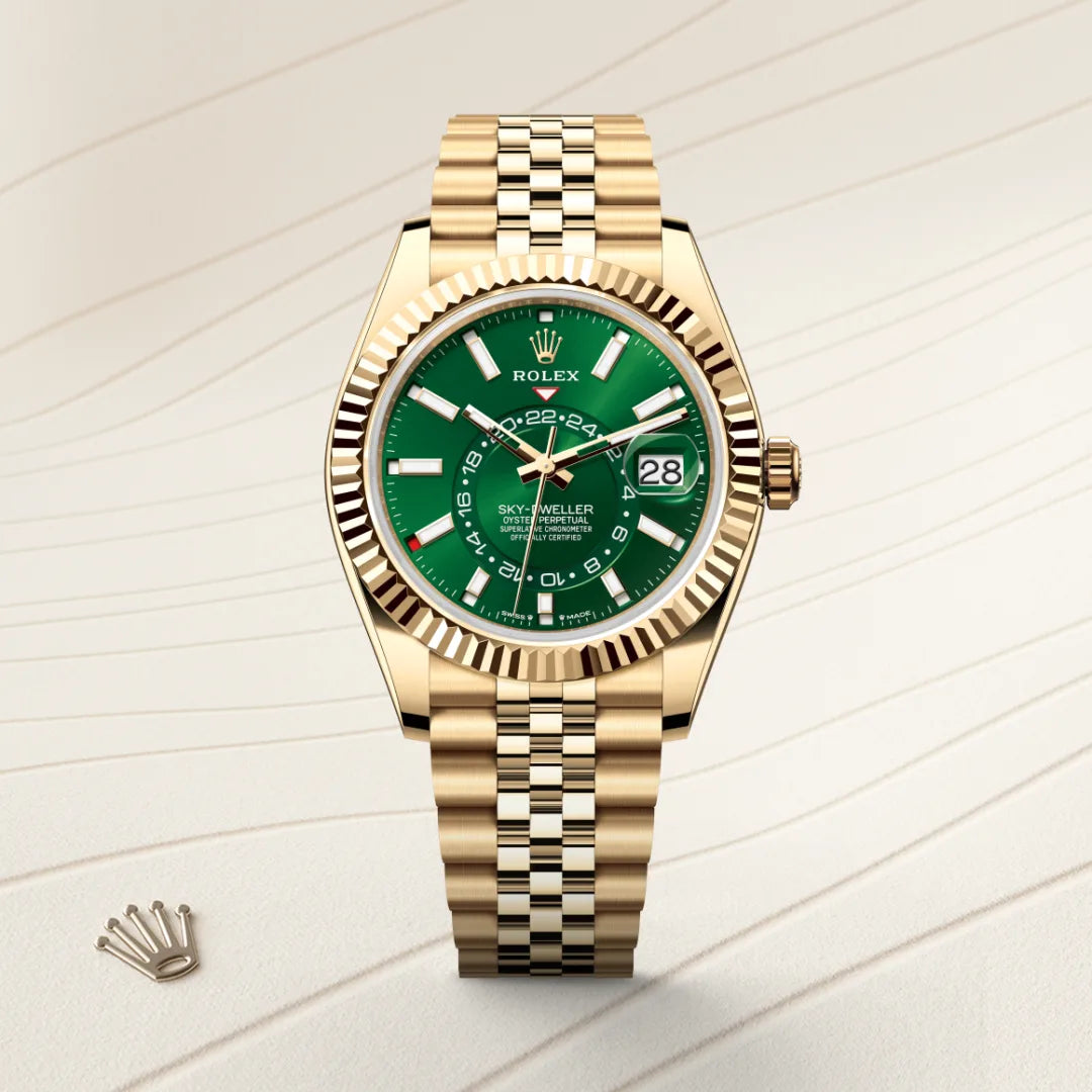 2025 Sky-Dweller Rolex Oyster, 42 mm, yellow gold M336938-0008