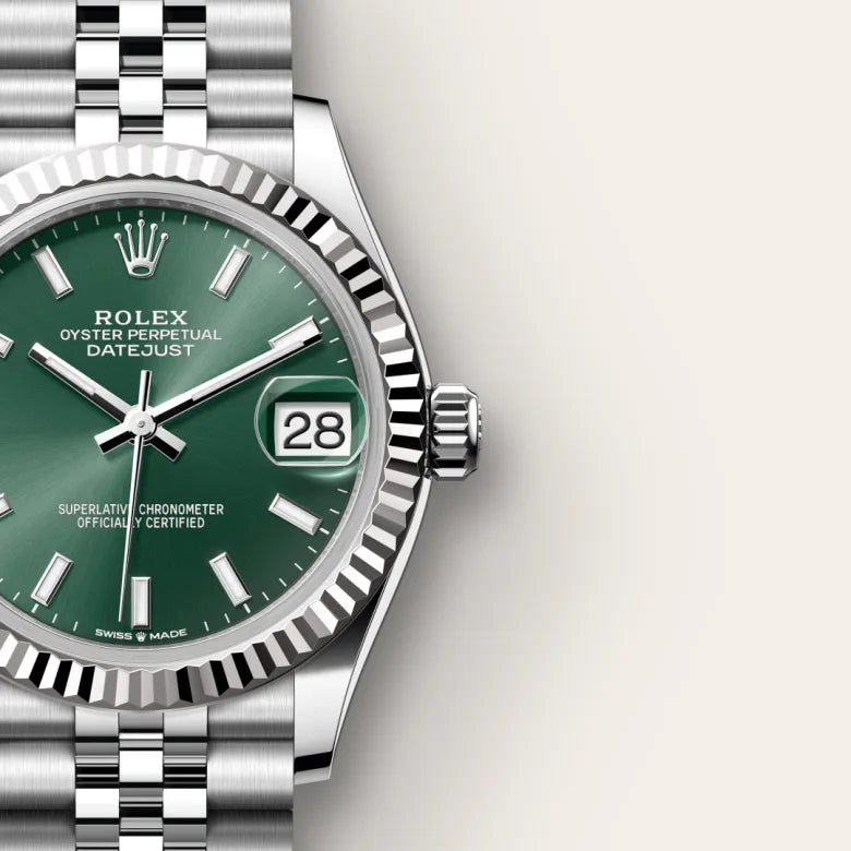 2025 Datejust 31 Rolex Oyster, 31 mm, Oystersteel and white gold M278274-0018