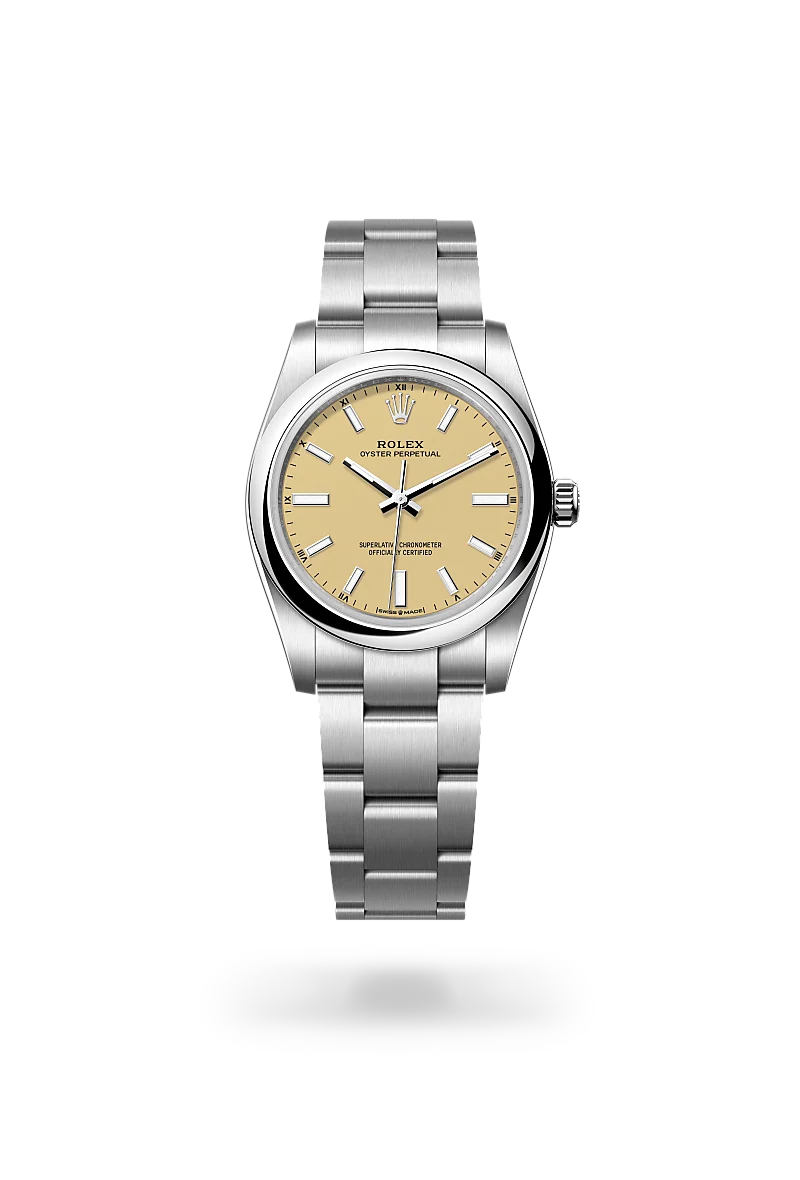 2025 Oyster Perpetual 34 Rolex Oyster, 34 mm, Oystersteel M124200-0007