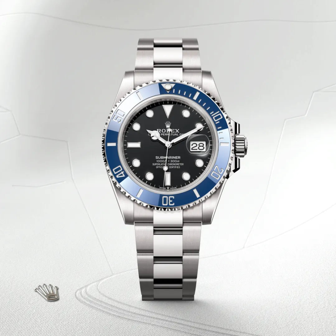 2025 Submariner Date Rolex Oyster, 41 mm, white gold M126619LB-0003
