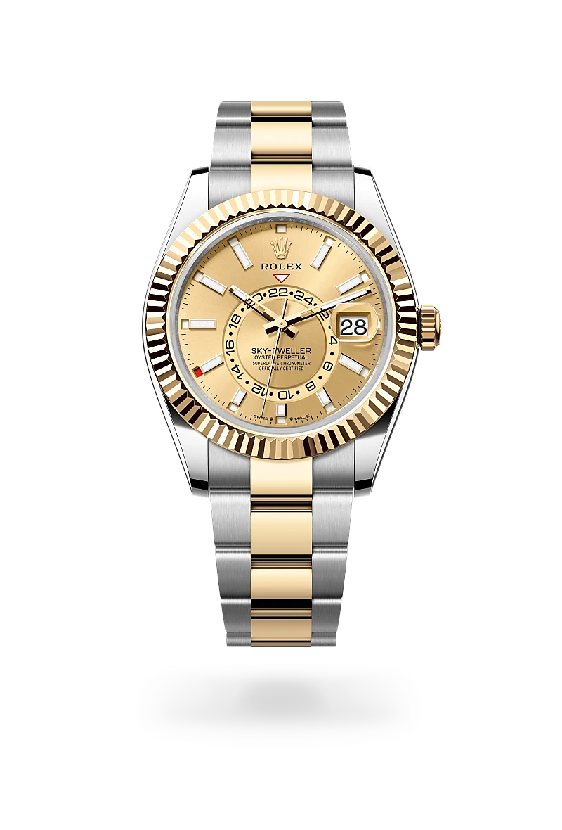 2025 Sky-Dweller Rolex Oyster, 42 mm, Oystersteel and yellow gold M336933-0001