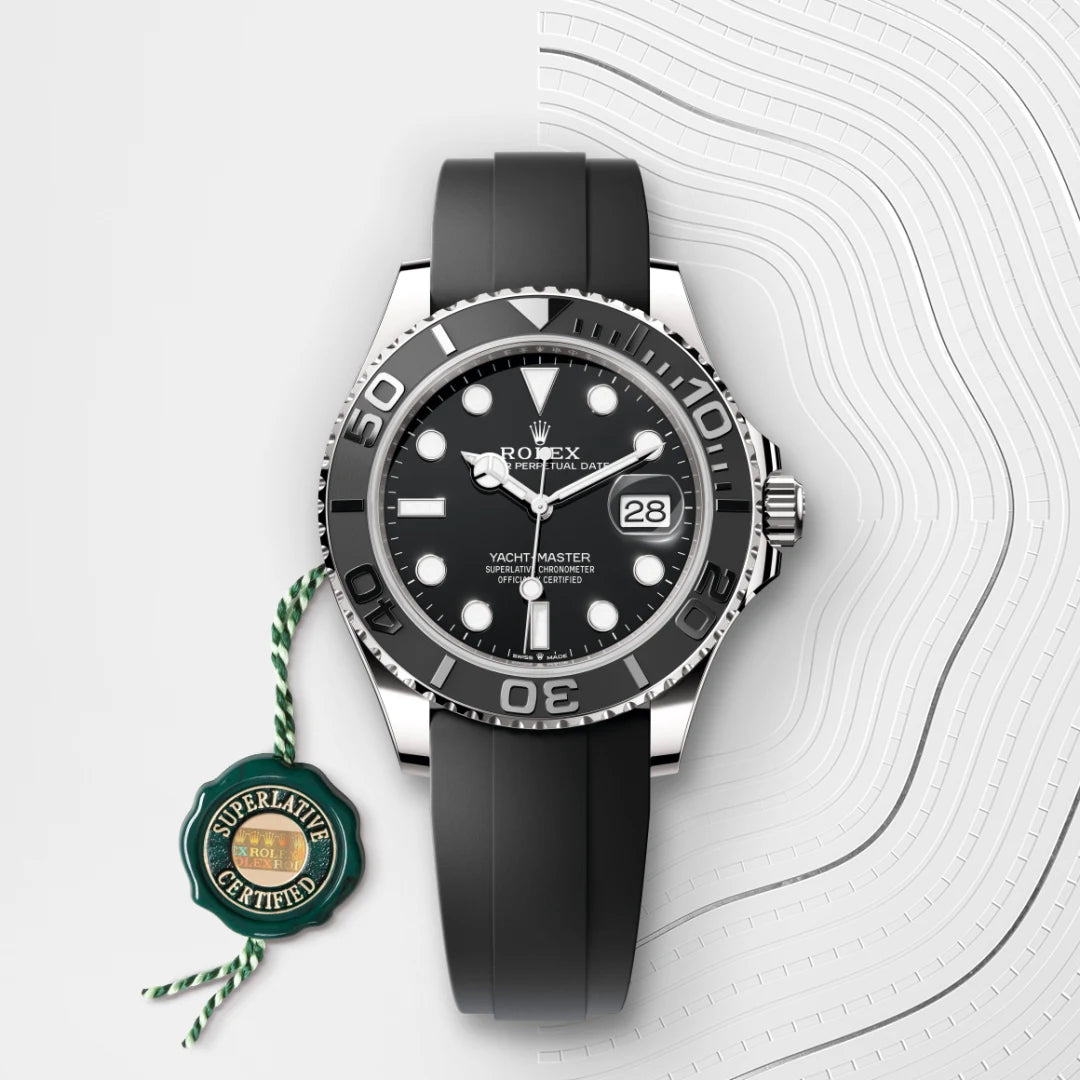 2025 Yacht-Master 42 Rolex Oyster, 42 mm, white gold M226659-0002