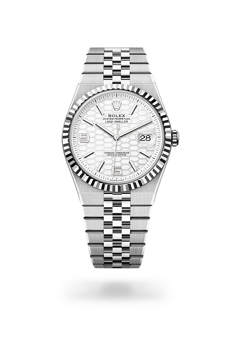2025 Land-Dweller 40 Rolex Oyster, 40 mm, Oystersteel and white gold M127334-0001