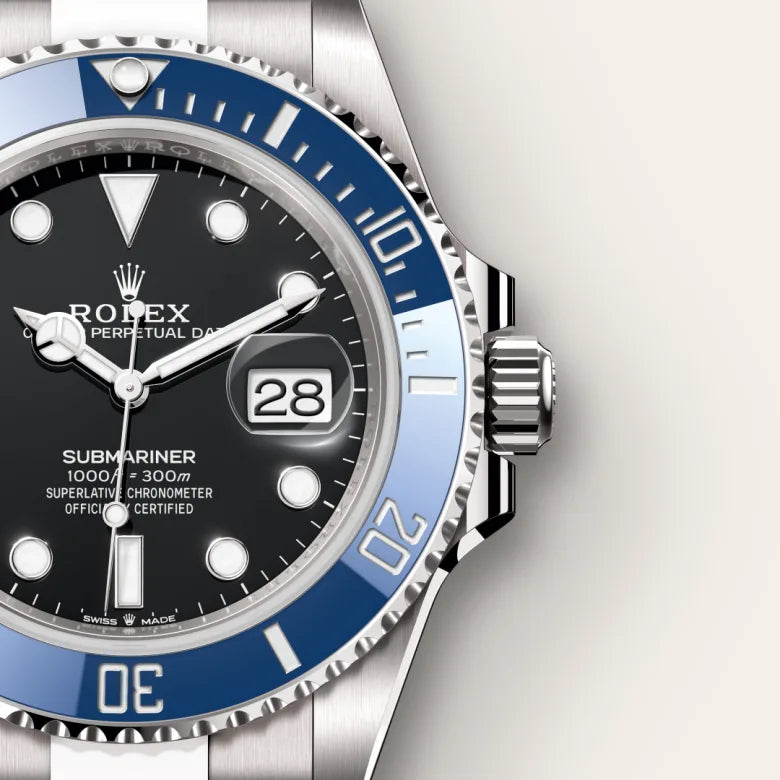 2025 Submariner Date Rolex Oyster, 41 mm, white gold M126619LB-0003