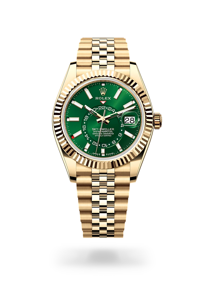 2025 Sky-Dweller Rolex Oyster, 42 mm, yellow gold M336938-0008
